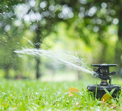 Lawn Water Restriction Sprinkler System 