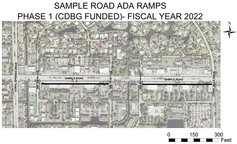 Sample Road ADA Ramps Improvement Phase 1