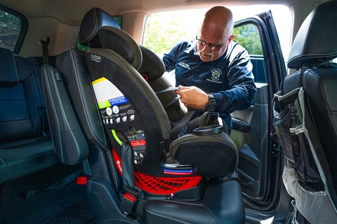 baby Seat with Police Install