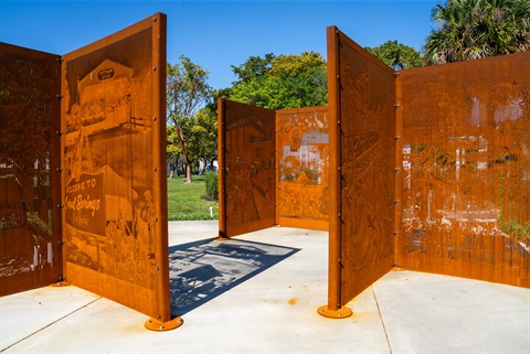 “The Living Story of Coral Springs” by artist Casto Solano