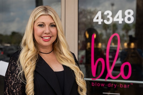 Blo Blow Dry-Bar Pictured Owner Jessica Oster
