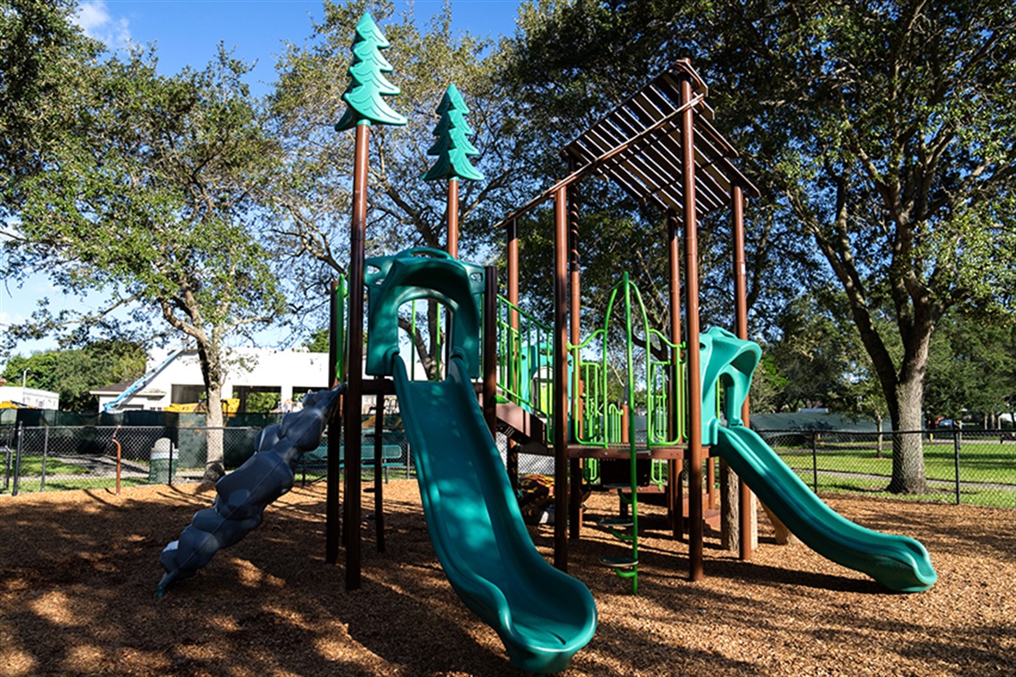 Kiwanis Park Playground view